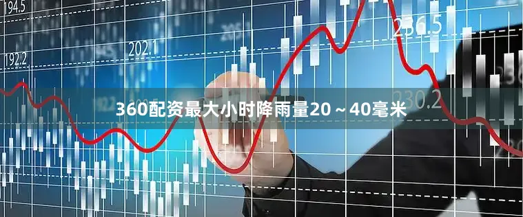 360配资最大小时降雨量20～40毫米